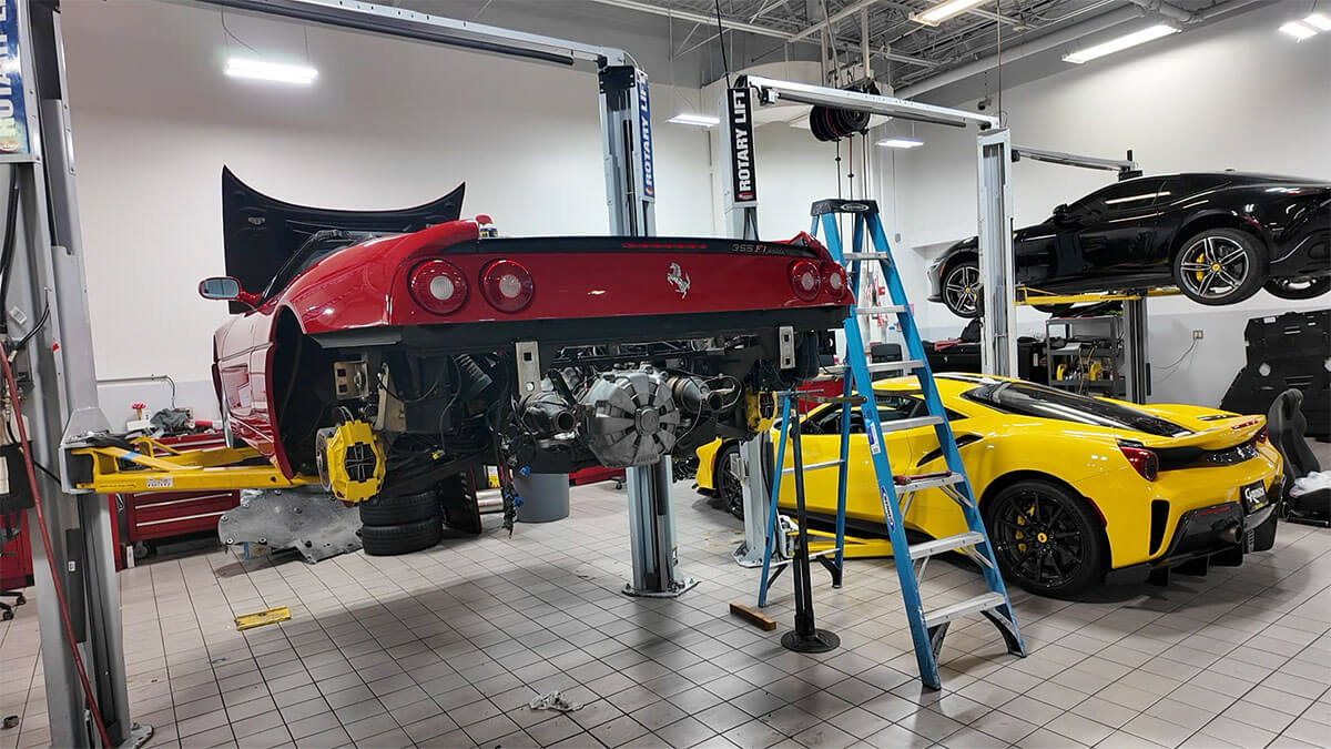 choose your own ferrari repair facility