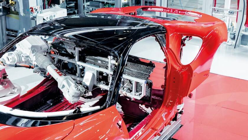 can a ferrari be repaired after frame damage