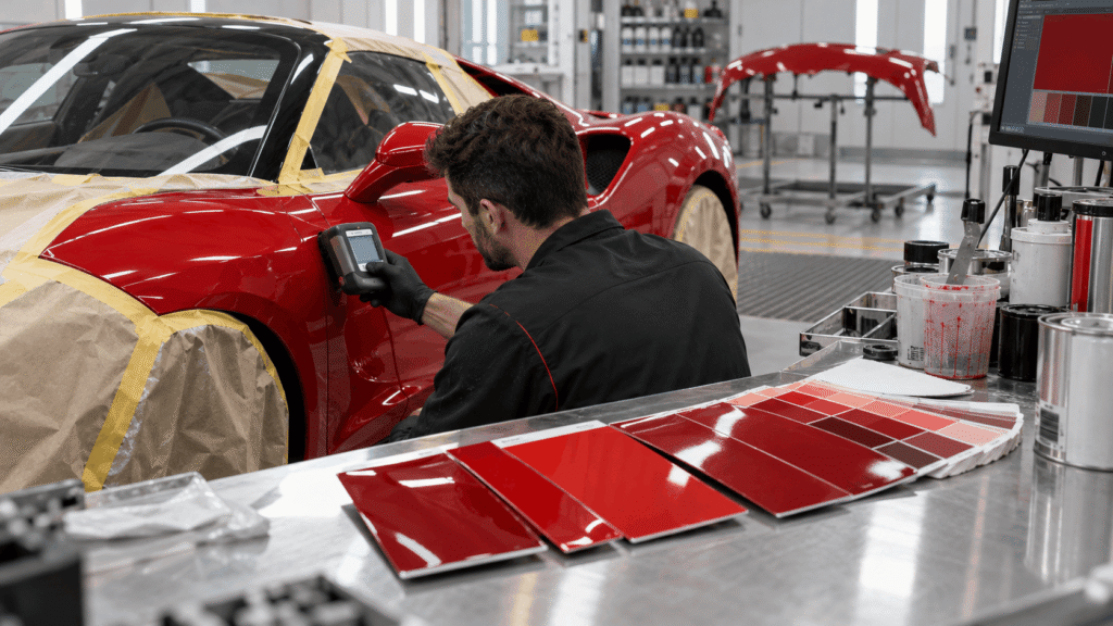 how car paint matching works